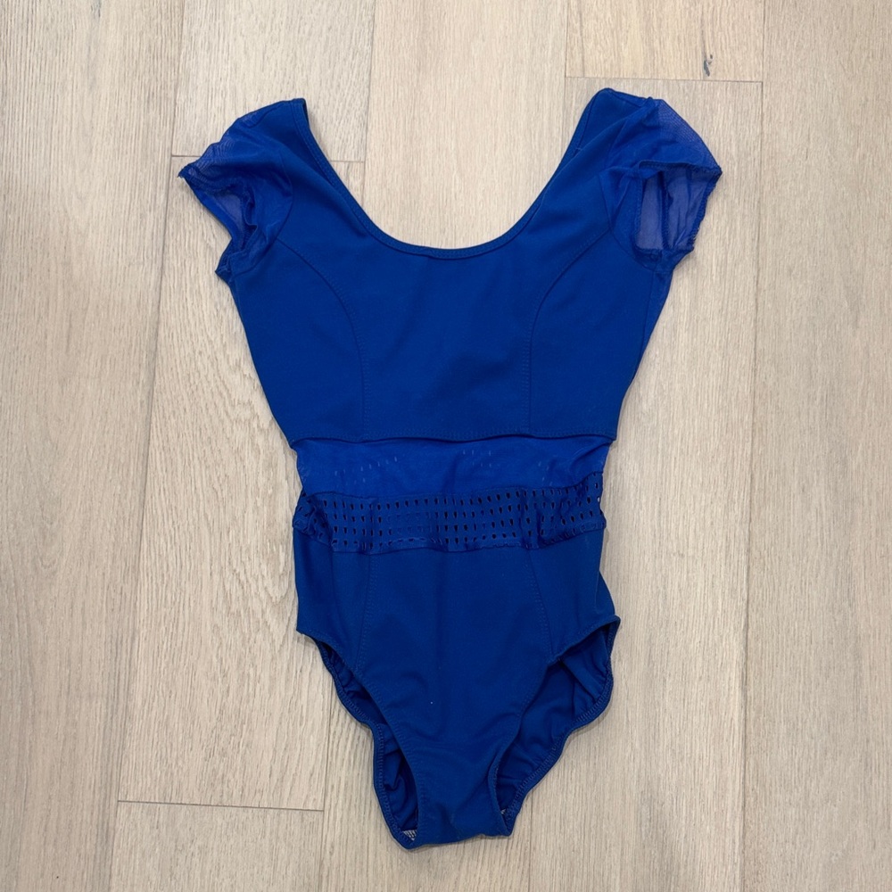 EUC five dance wear cap sleeve leotard